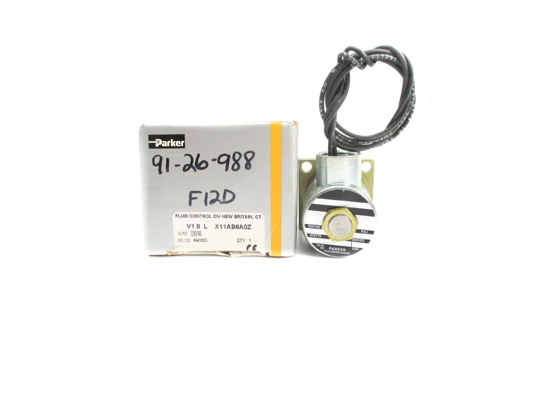 PARKER V18LX11AB6A0Z 120V 1000PSI NSMP