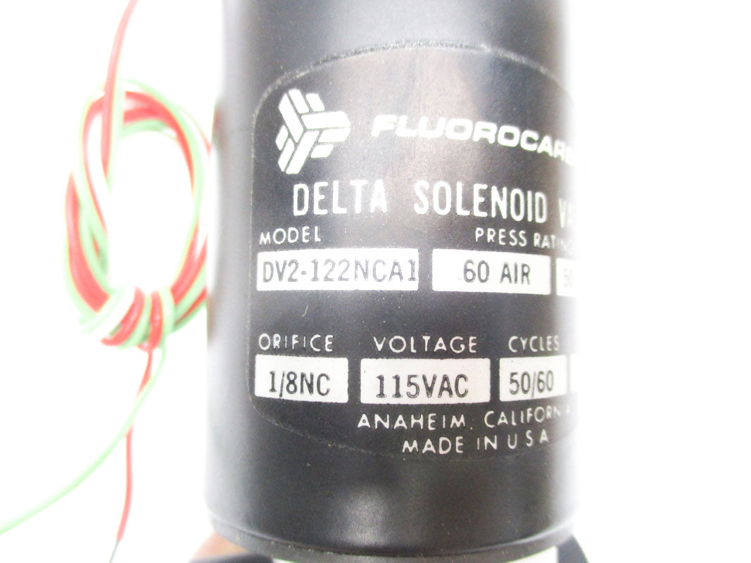 FLUOROCARBON DV2-122NCA1 115VAC .075A 50PSI NSNP
