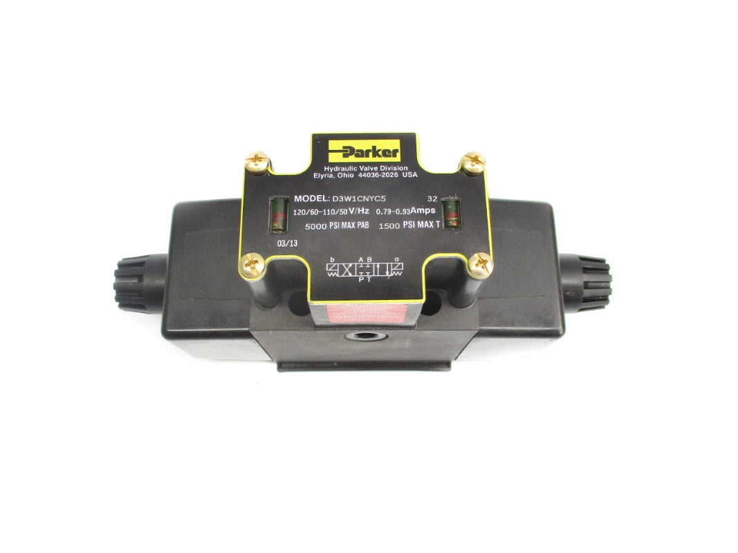 PARKER D3W1CNYC532 110-120V 0.79-0.93A 5000PSI NSNP