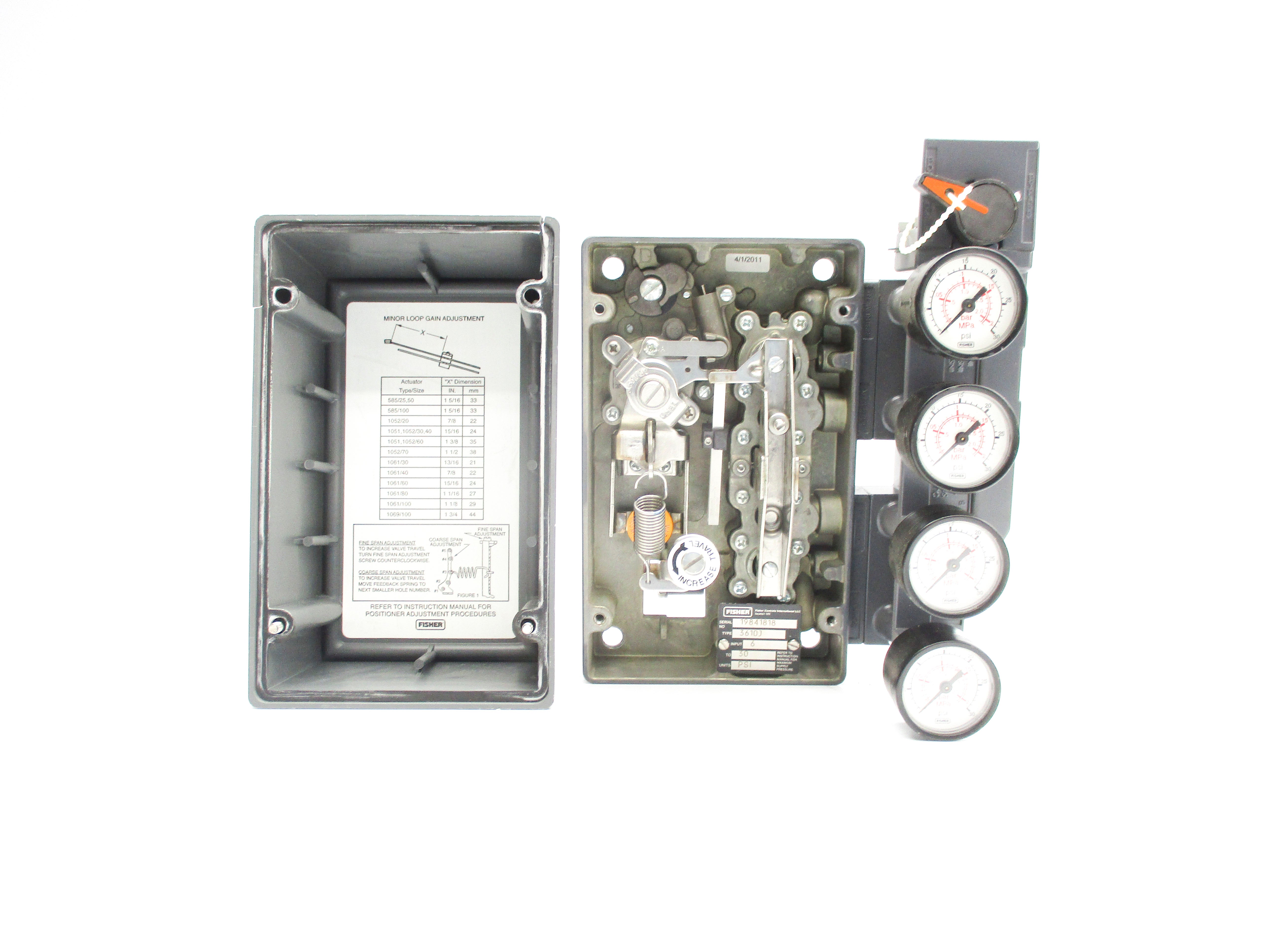 FISHER 3610J 30PSI (AS PICTURED) UNMP