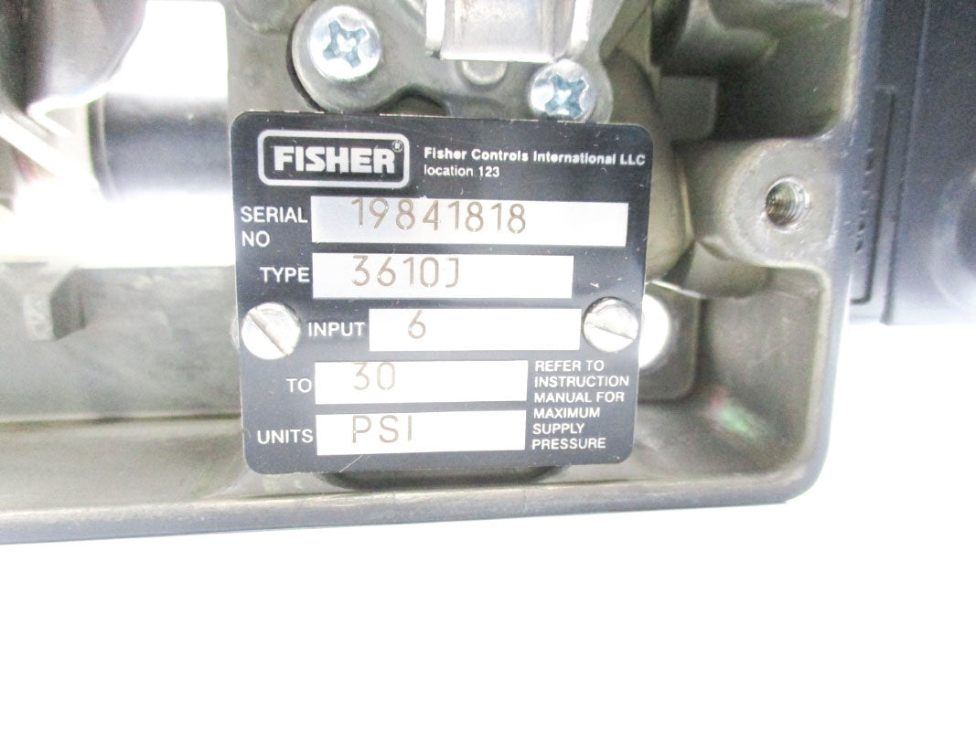 FISHER 3610J 30PSI (AS PICTURED) UNMP
