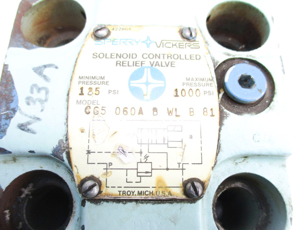 VICKERS CG5060ABWLB81 125-1000PSI UNMP