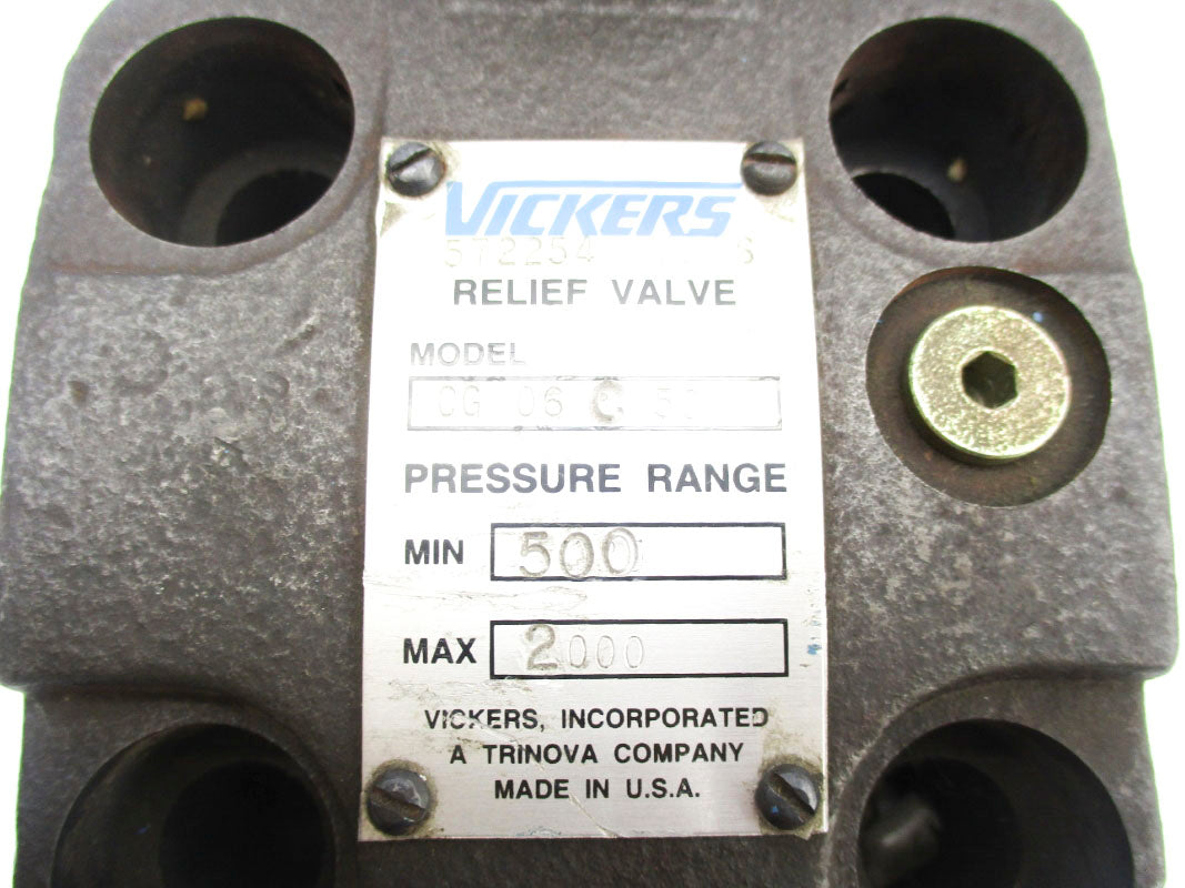 VICKERS CG06C50 500-2000PSI UNMP