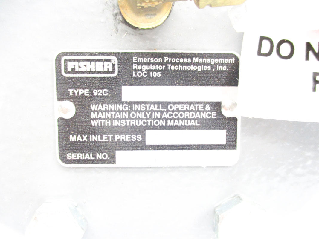 FISHER 92C15 250PSI NSNP