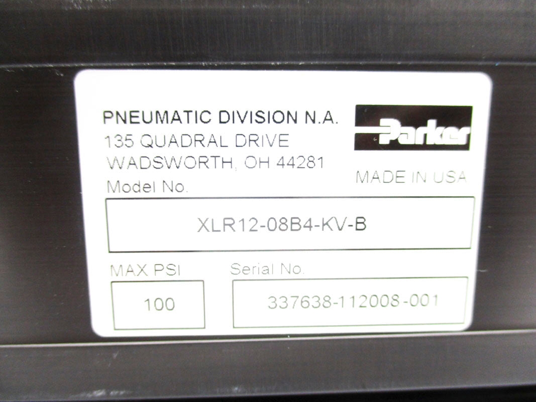 PARKER XLR12-08B4-KV-B 100PSI UNMP
