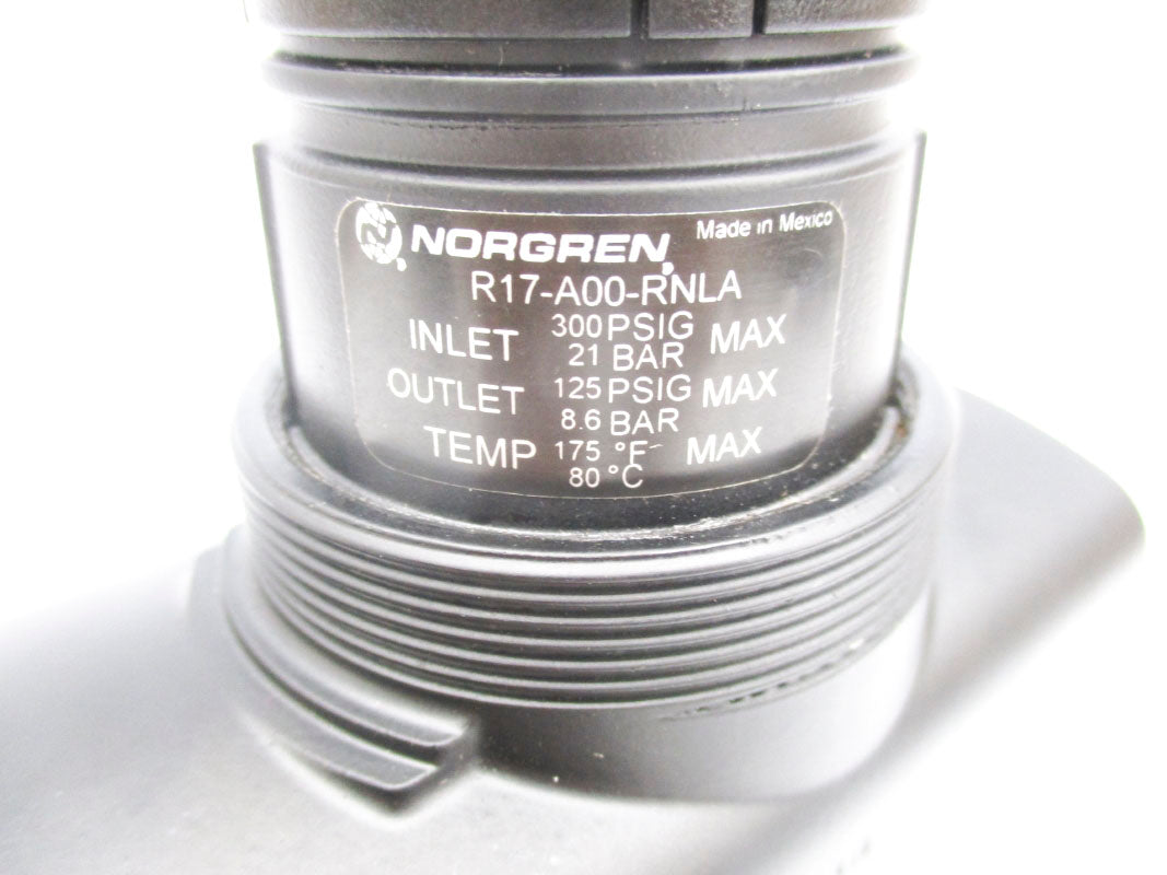 NORGREN R17-A00-RNLA 300PSI 175'F NSNP