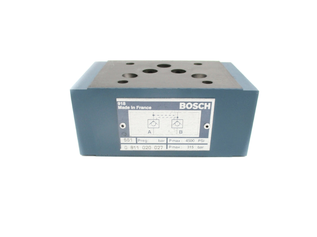 BOSCH 0811020027 4500PSI UNMP