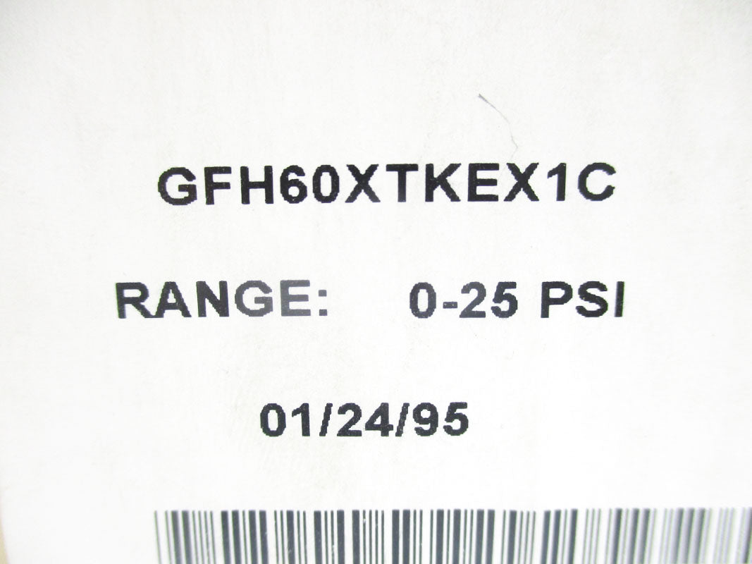 ITT GFH60XTKEX1C 0-25PSI NSMP