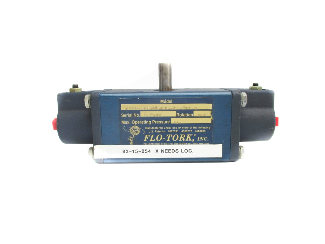 FLO-TORK A100-184-CB-ET-MS1-RKS-N 125PSI UNMP