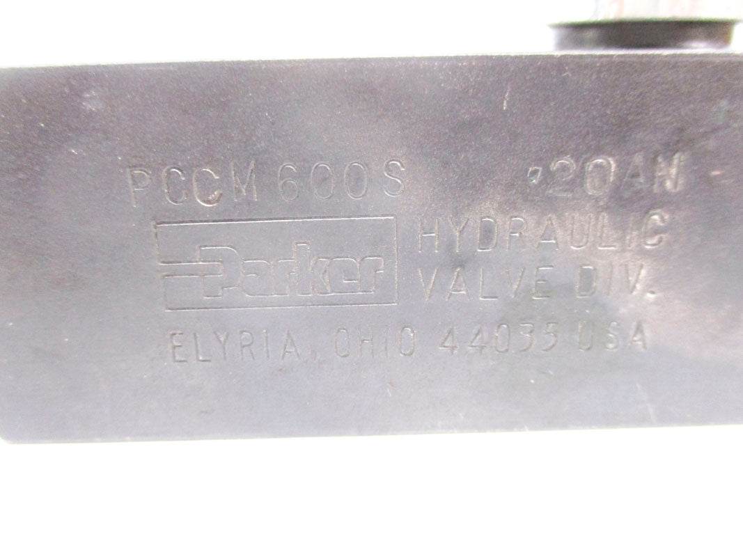 PARKER PCCM600S 3000PSI UNMP