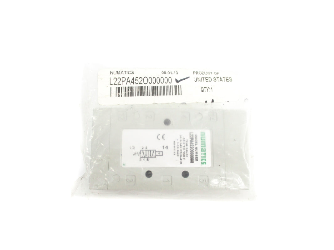 NUMATICS L22PA452O000000 14.5-145PSI NSMP