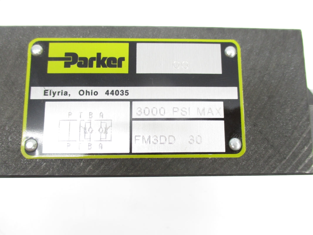 PARKER FM3DD30 3000PSI UNMP