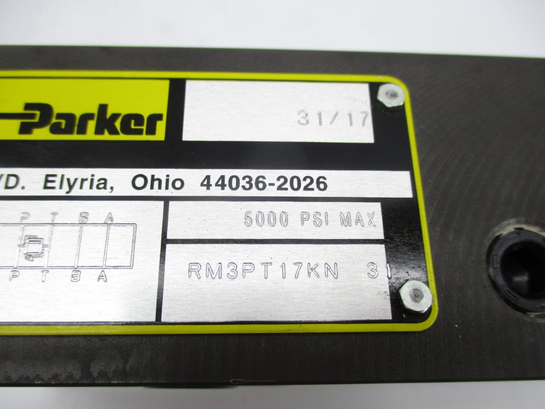 PARKER RM3PT17KN31 5000PSI NSMP