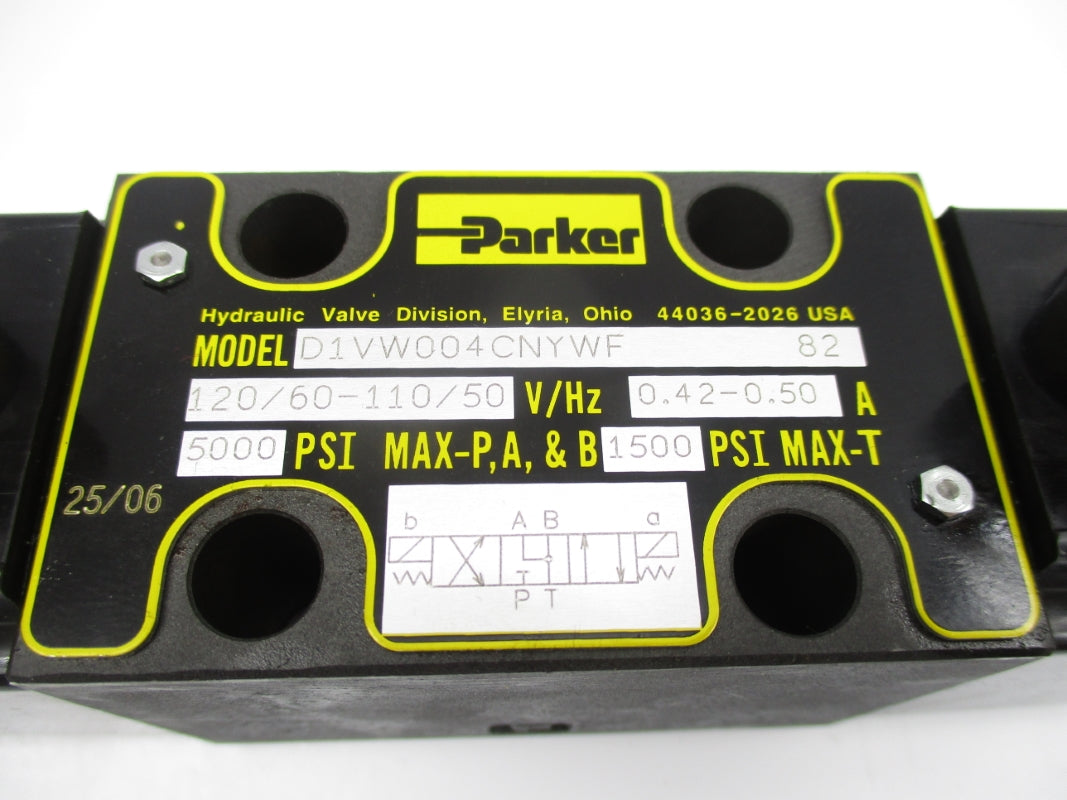 PARKER D1VW004CNYWF82 110-120V 0.42-0.50A 5000PSI NSMP