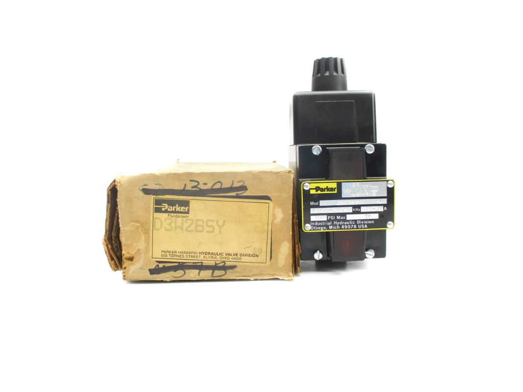 PARKER D3W2B5Y 110-120V .72-.75A 3000PSI NSMP