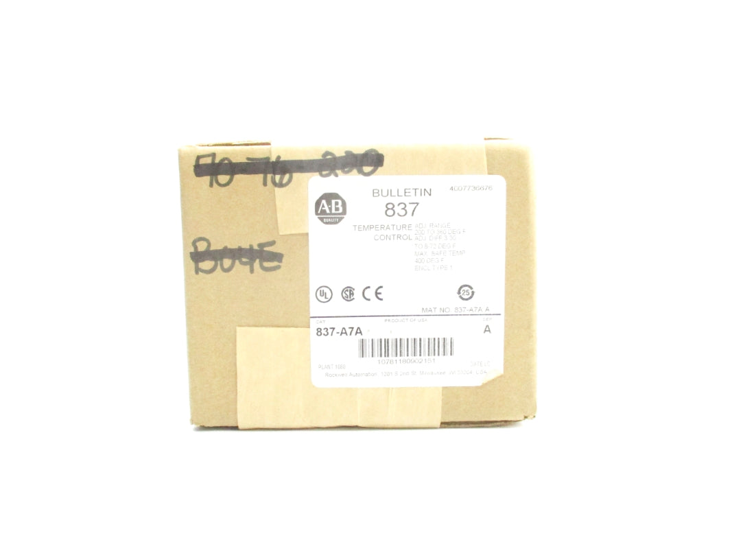 ALLEN BRADLEY 837-A7A SER. A 200-360'F (BR/WH) NSFS