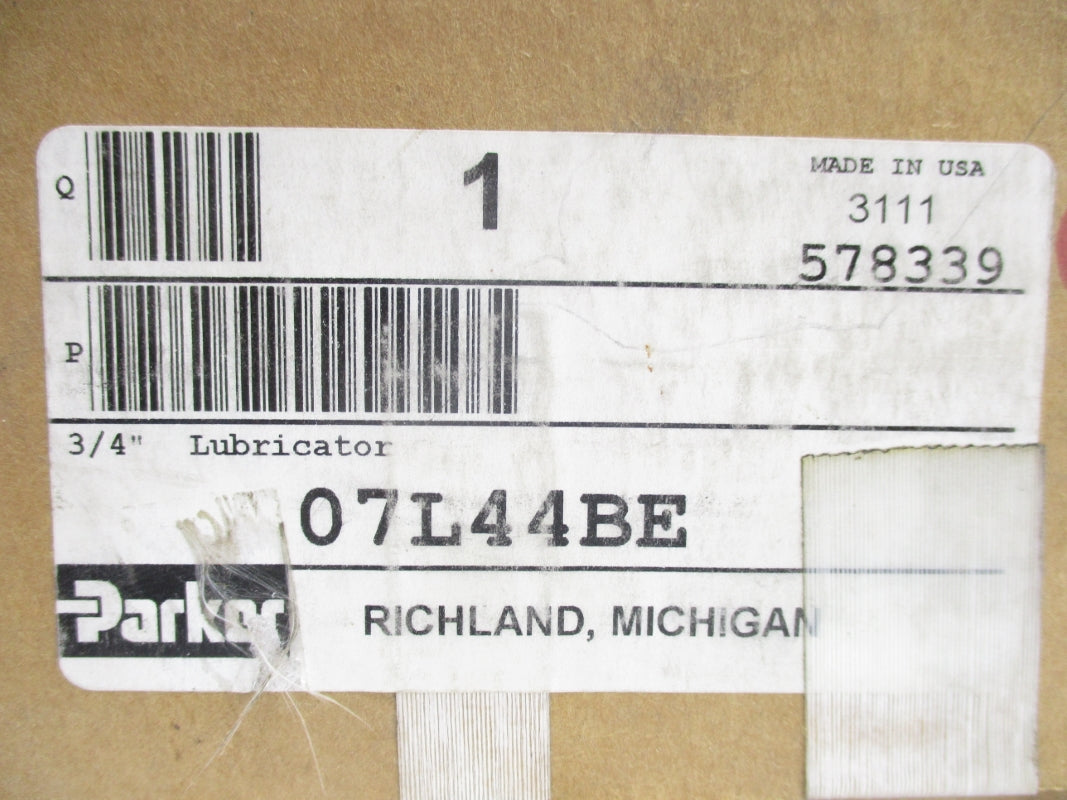 PARKER 07L44BE 250PSI NSMP