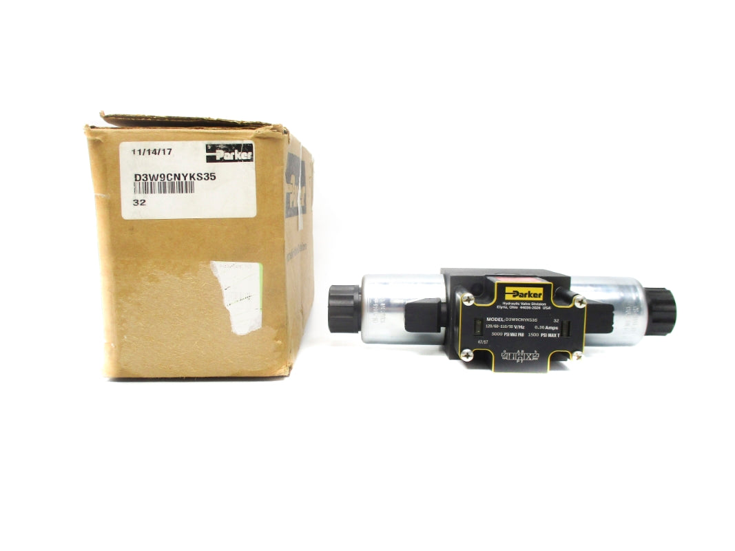 PARKER D3W9CNYKS3532 110-120V 0.36A 5000PSI NSMP