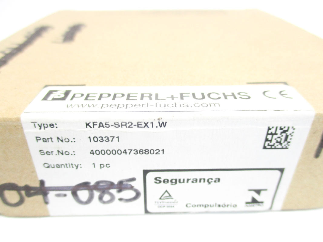 PEPPERL+FUCHS KFA5-SR2-EX1.W 103371 253VAC 4A NSMP