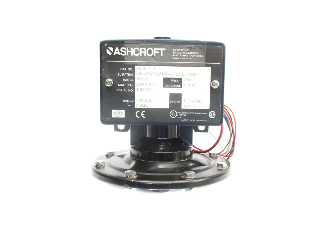 ASHCROFT B464B-XFM 30PSI 480VAC 15A NSNP