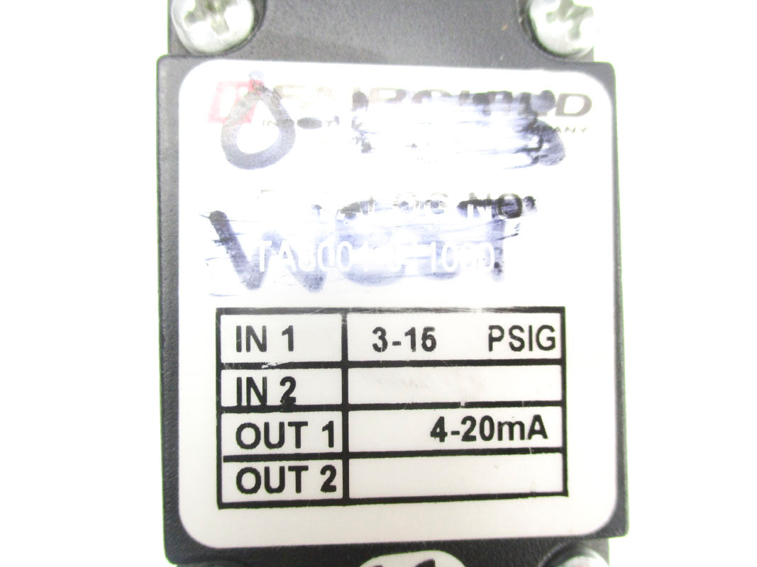 FAIRCHILD TA8001-011000 3-15PSI UNMP
