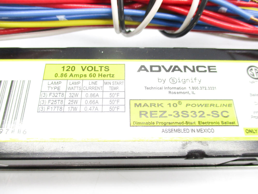 ADVANCE REZ-3S32-SC 120V 0.86A NSNP