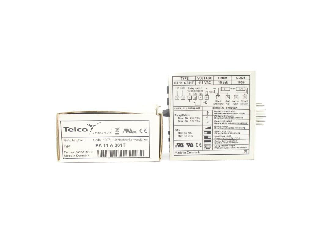 TELCO PA-11-A-301T 115VAC 10S 5A NSMP