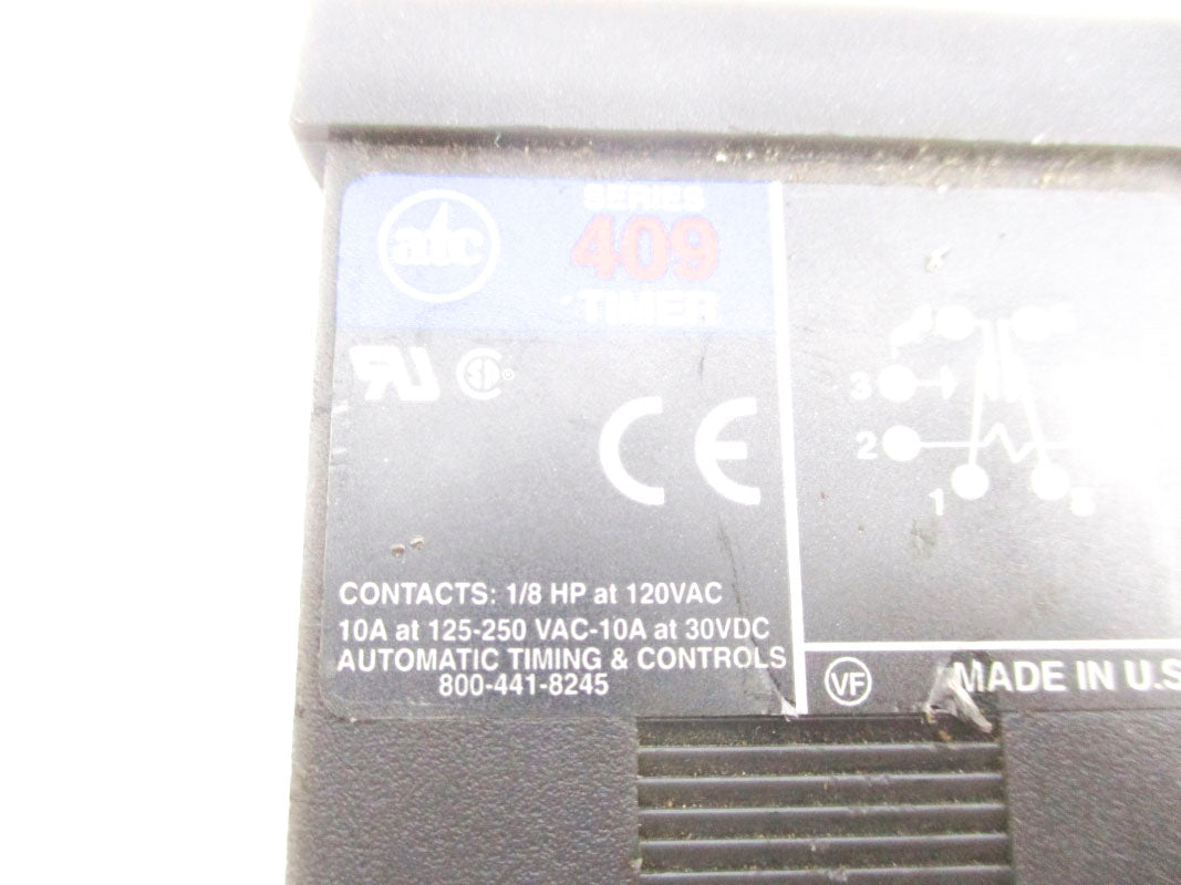 ATC 409A100F2X SER. 409 24-240VAC 0-1.0M 10A UNMP