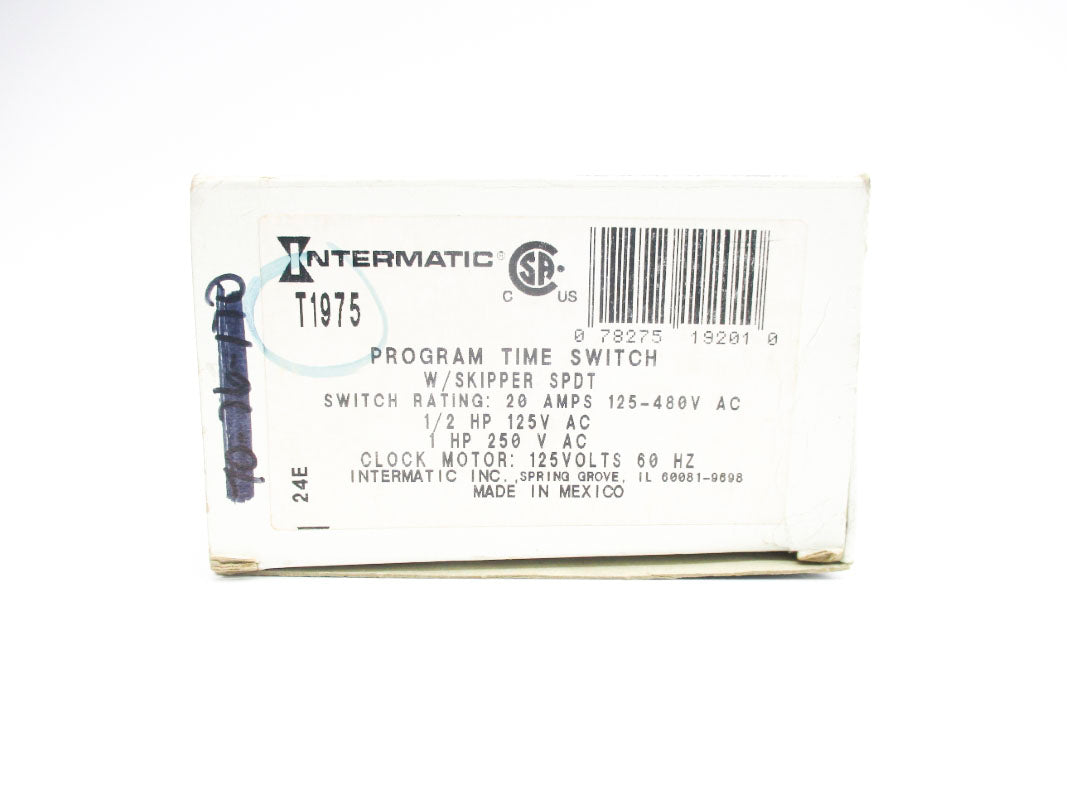 INTERMATIC T1975 125-480VAC 20A NSMP