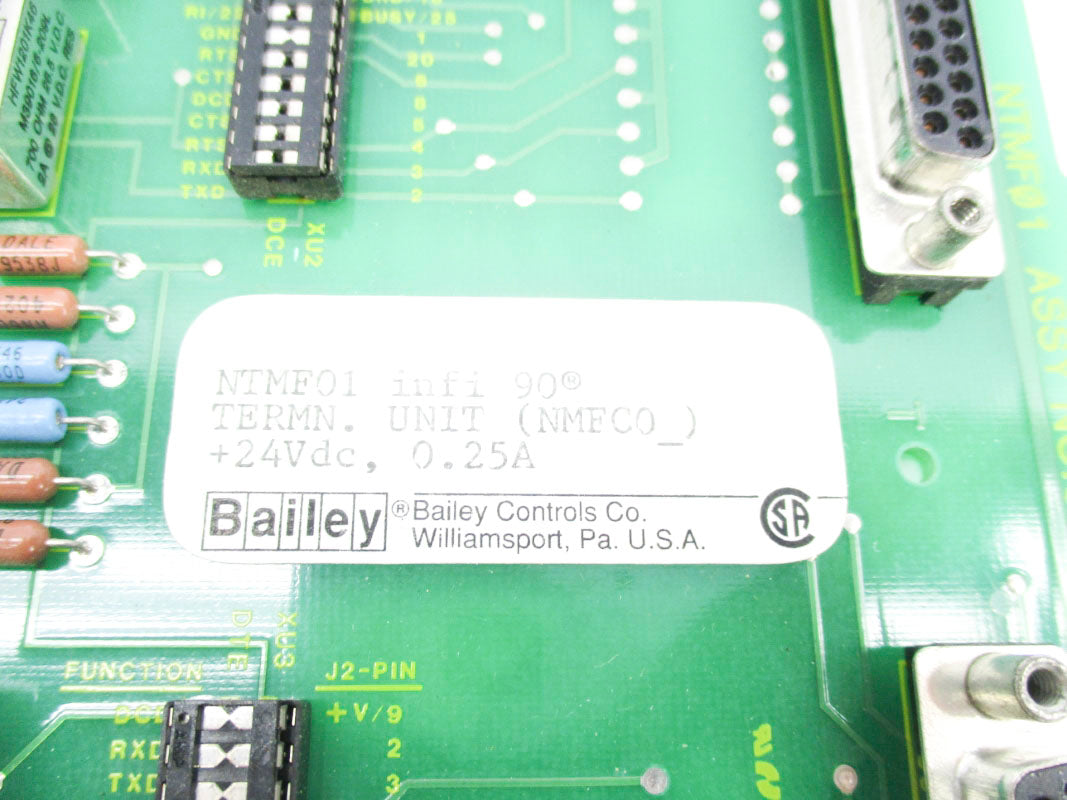 BAILEY CONTROLS NTMF01 24VDC 0.25A NSMP