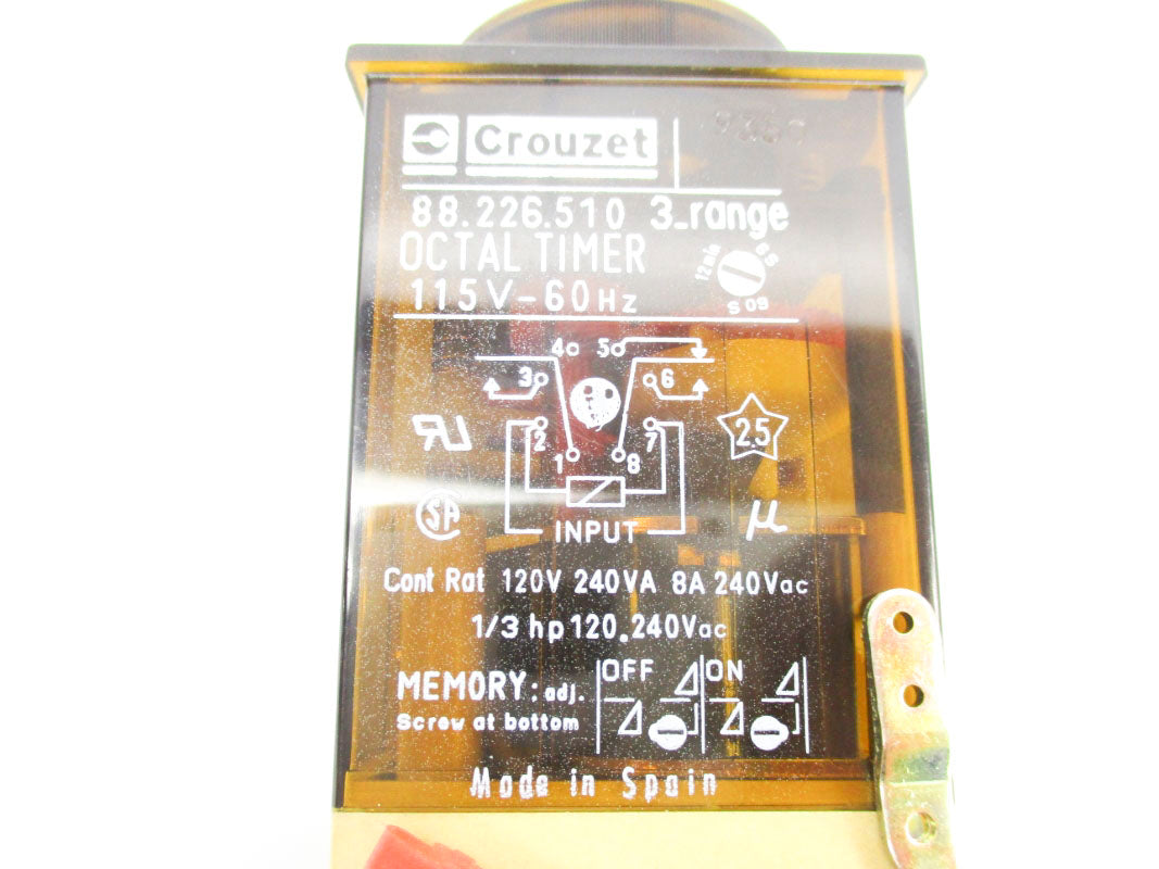 CROUZET 88.226.510 115V 8A 6S-12M UNMP