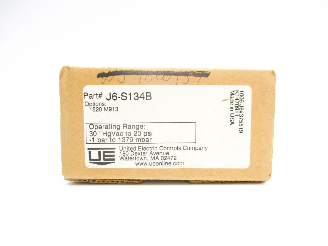 UNTED ELECTRIC J6-S134B 30"HGVAC-20PSI NSMP
