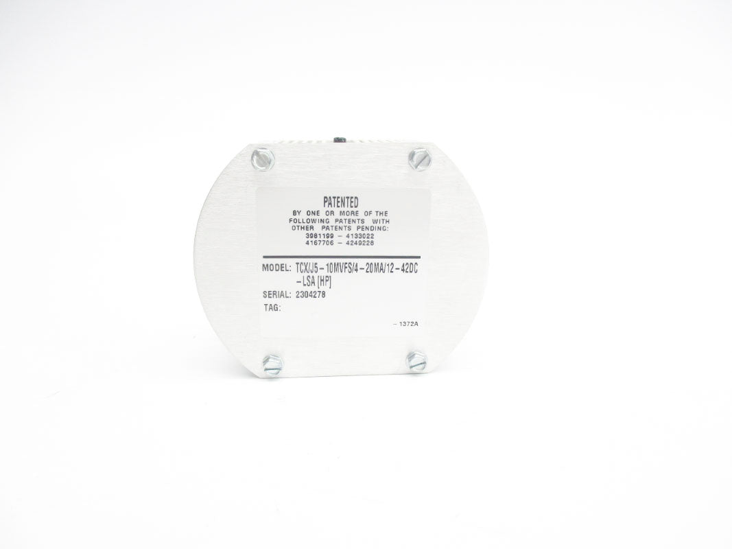 MOORE INDUSTRIES TCX/J5-10MVFS/4-20MA/12-42DC-LSA-HP NSNP