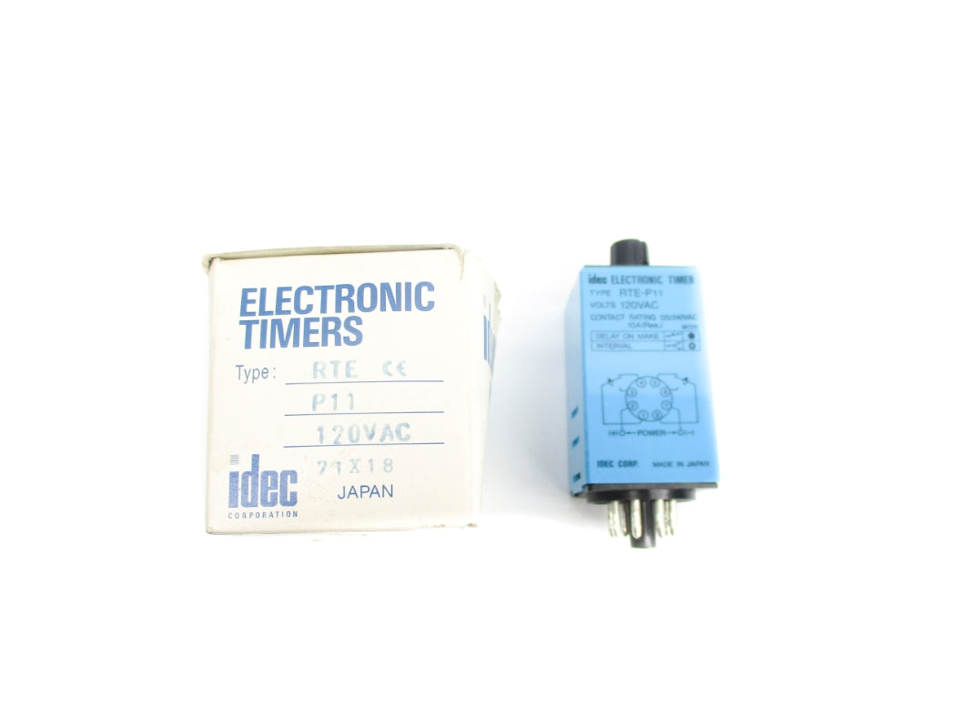 IDEC RTE-P11 120VAC 10A 0-10M NSMP