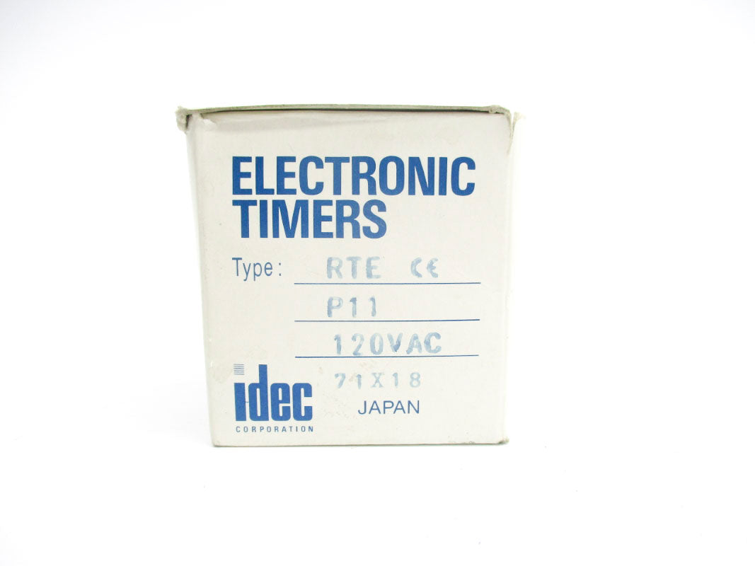 IDEC RTE-P11 120VAC 10A 0-10M NSMP