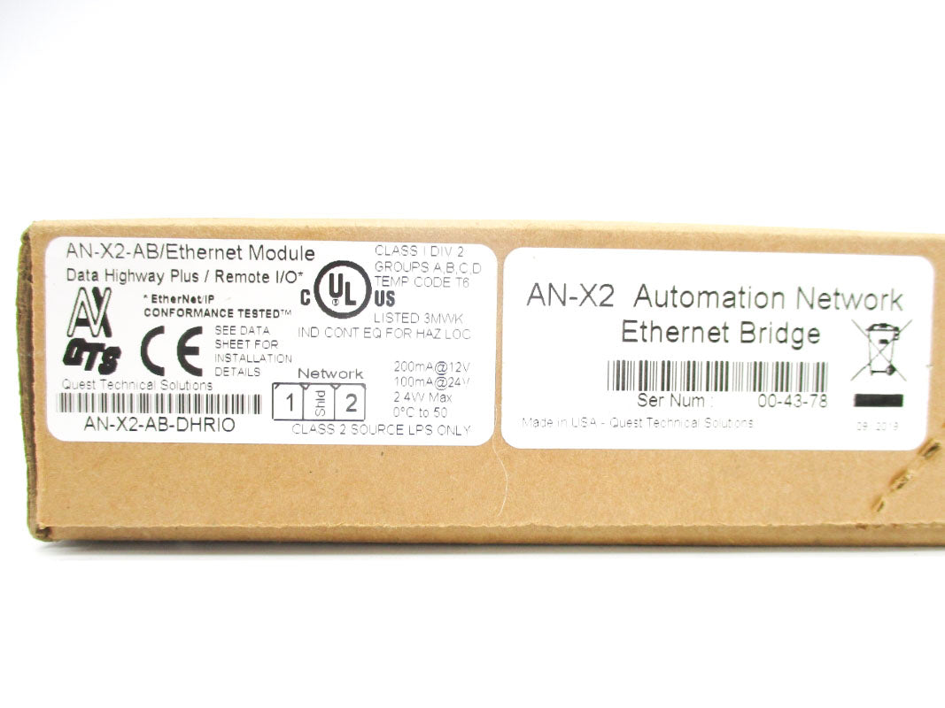 AUTOMATION NETWORK AN-X2-AB-DHRIO 12-24V NSMP