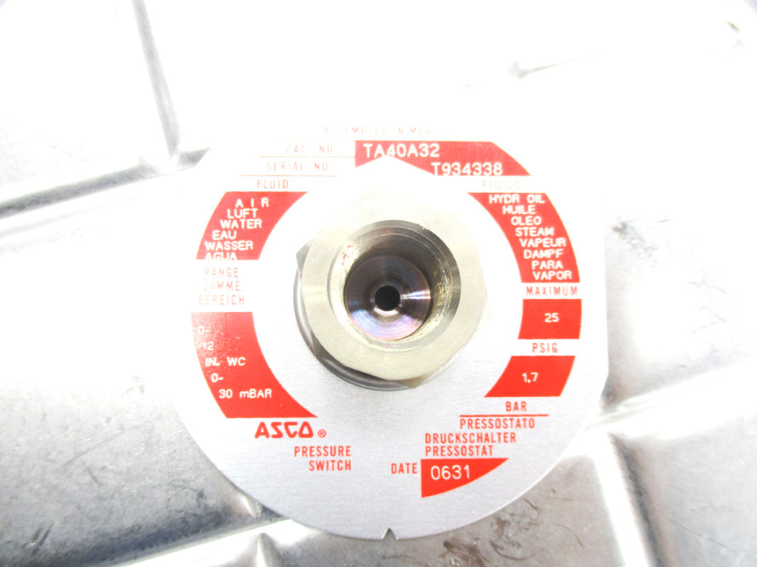 ASCO TA40A32 0-12PSI NSMP