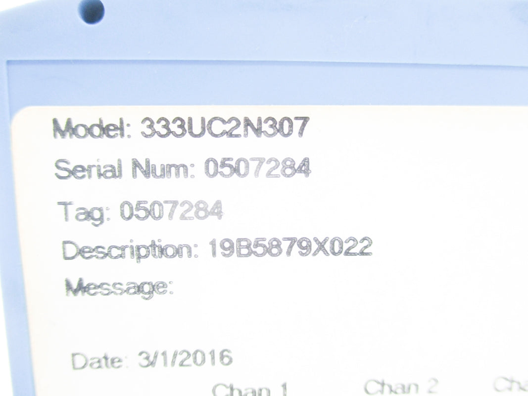 ROSEMOUNT 333UC2N307 42.4VDC NSNP