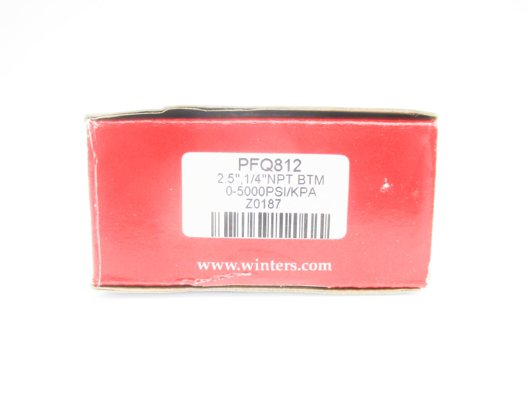WINTERS PFQ812 0-5000PSI 2.5" NSMP