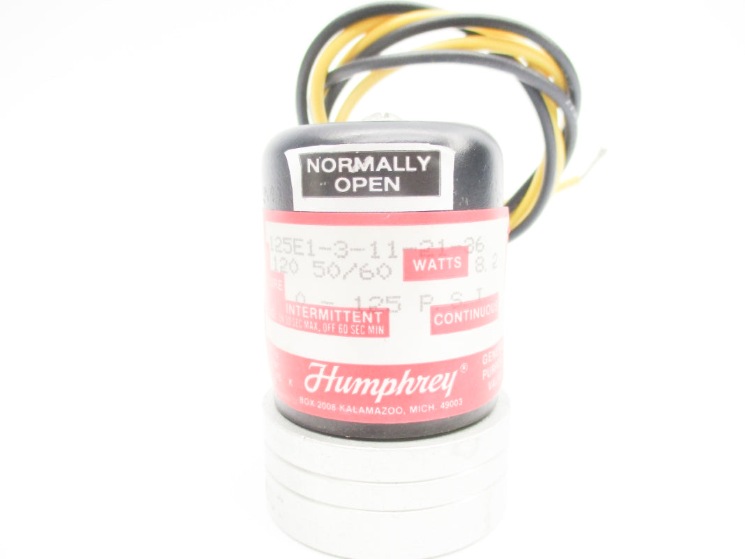 HUMPHREY 125E1-3-11-21-36 120V 0-125PSI NSNP