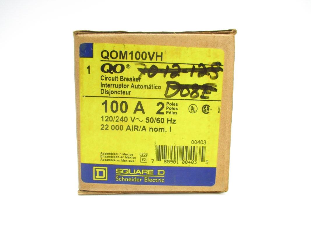 SQUARE D QOM100VH 120/240V 100A NSMP