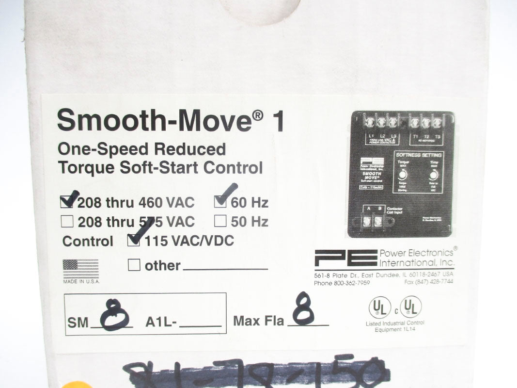 POWER ELECTRONICS SM8A1L 115VAC 8A NSMP