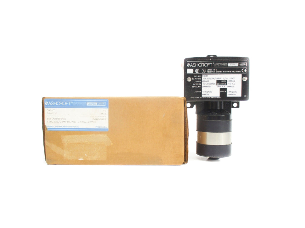 ASHCROFT D424T 480VAC 15A 60PSI NSMP
