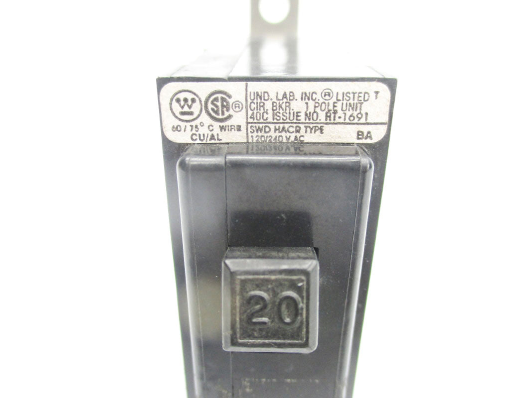 WESTINGHOUSE BA120 120/240VAC 20A NSNP