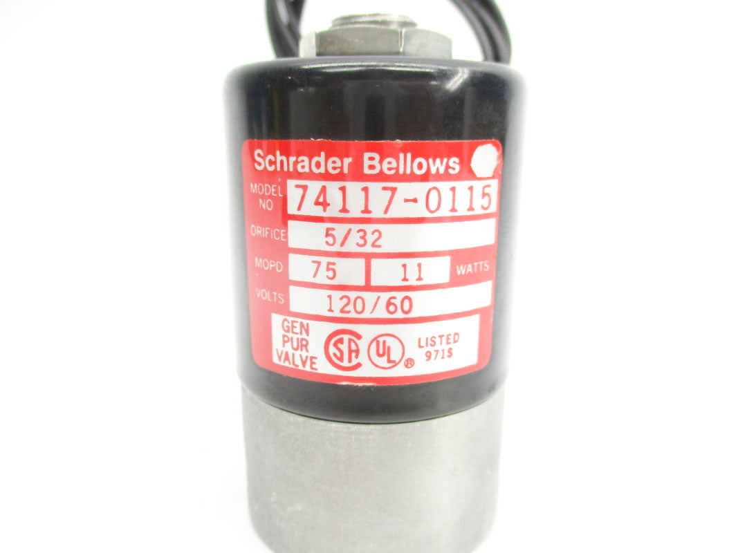 SCHRADER BELLOWS 74117-0115 120V NSNP
