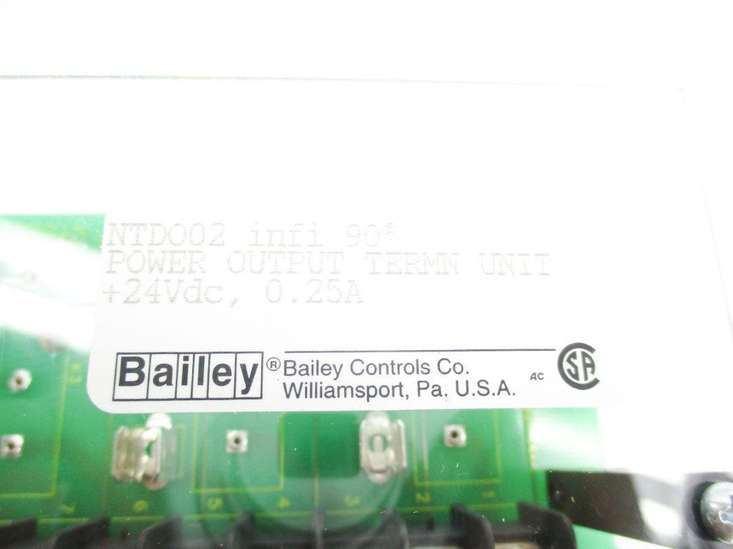 BAILEY NTD002 6638216K1 24VDC 0.25A NSNP
