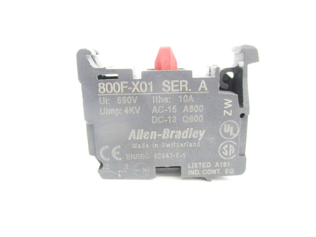 ALLEN BRADLEY 800F-X01 SER. A 690V 10A NSNP