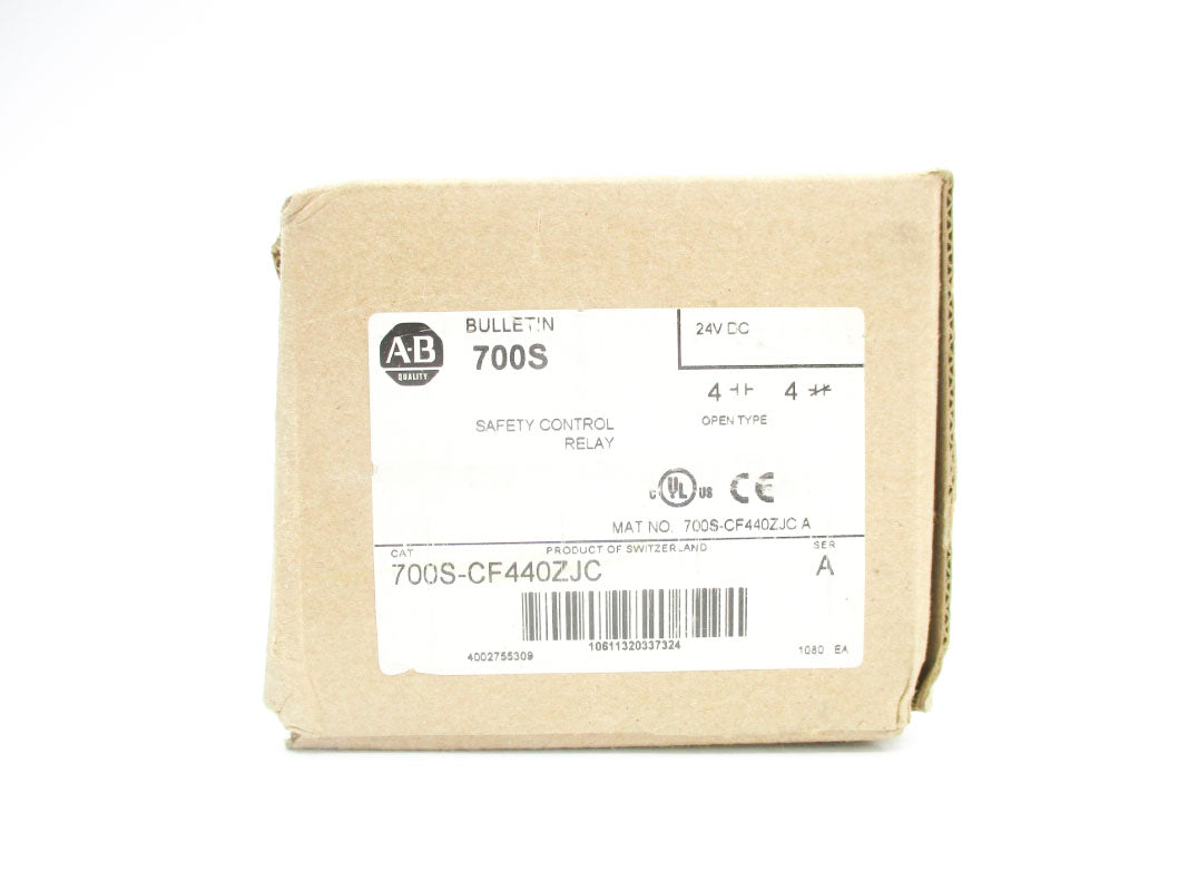ALLEN BRADLEY 700S-CF440ZJC SER. A 24VDC 25A (BR/WH) NSMP