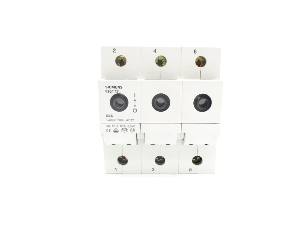 SIEMENS 5SG7131 400V 63A NSNP