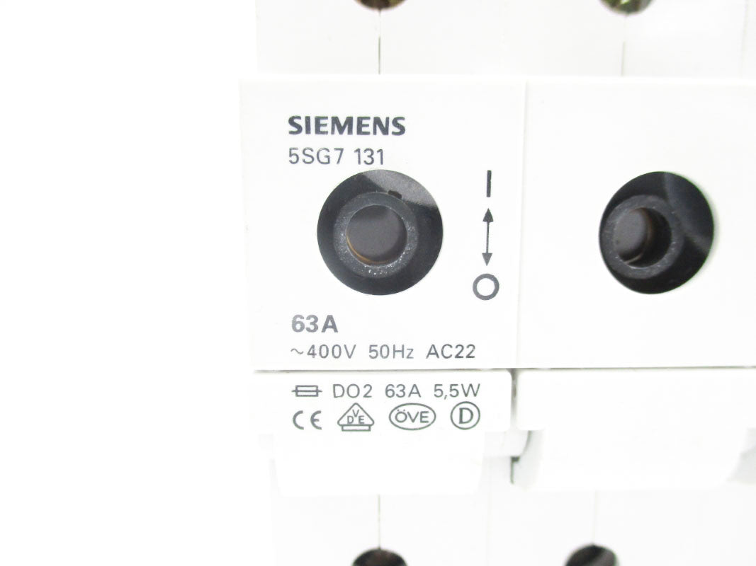 SIEMENS 5SG7131 400V 63A NSNP